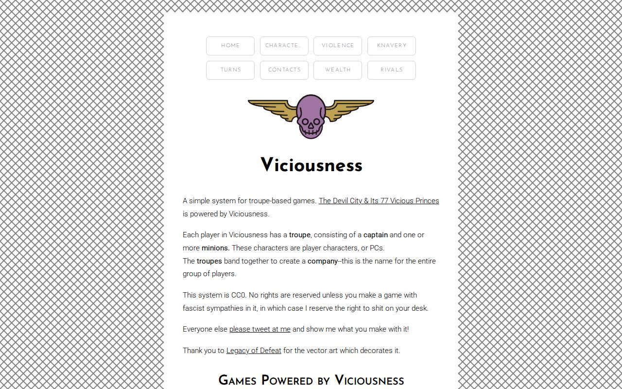 Carrd profile picture for @viciousness